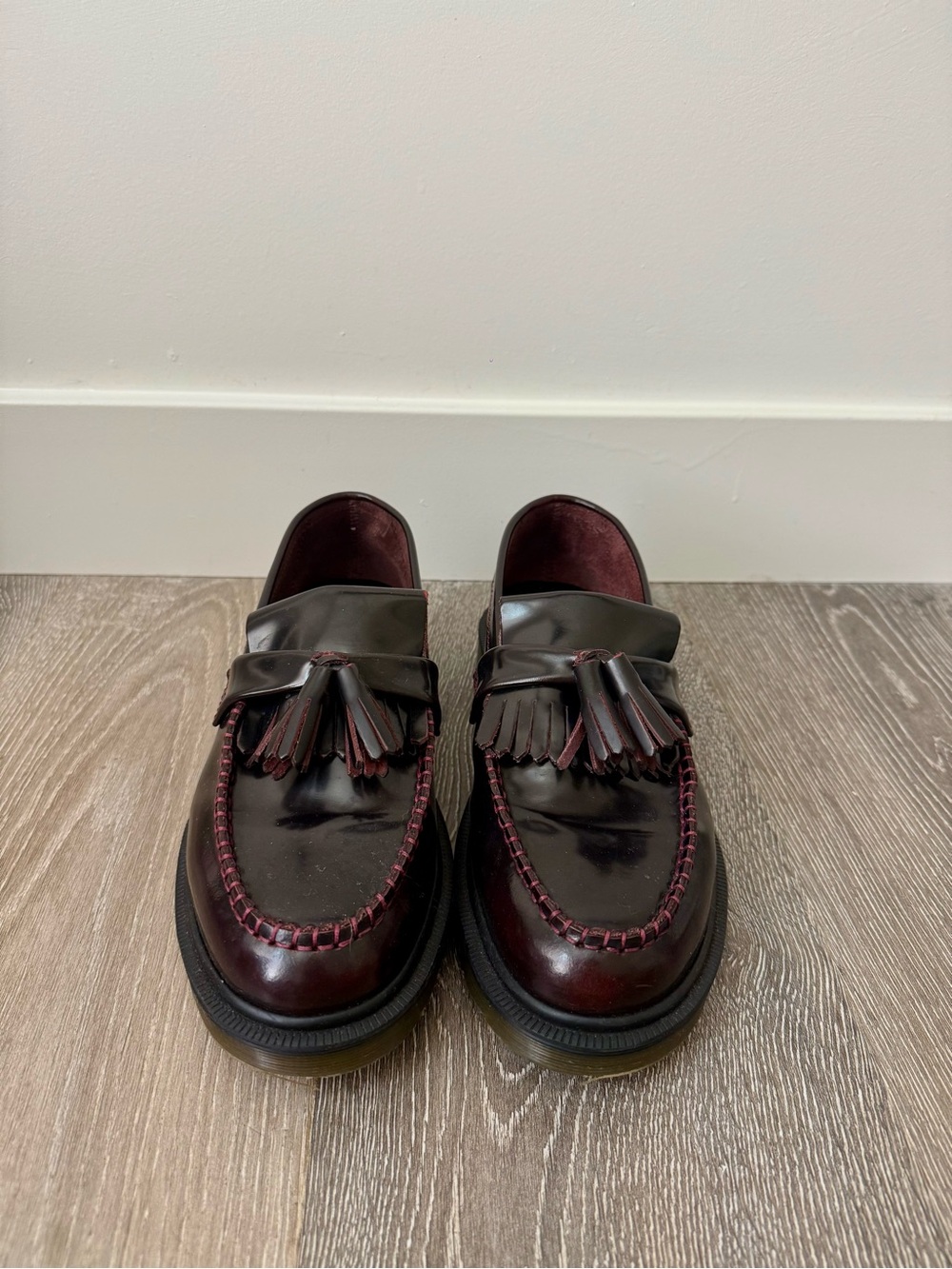 Dr. Martens, Tassel Loafers in Burgundy, Size 7 (Men’s) - Picture 2 of 6